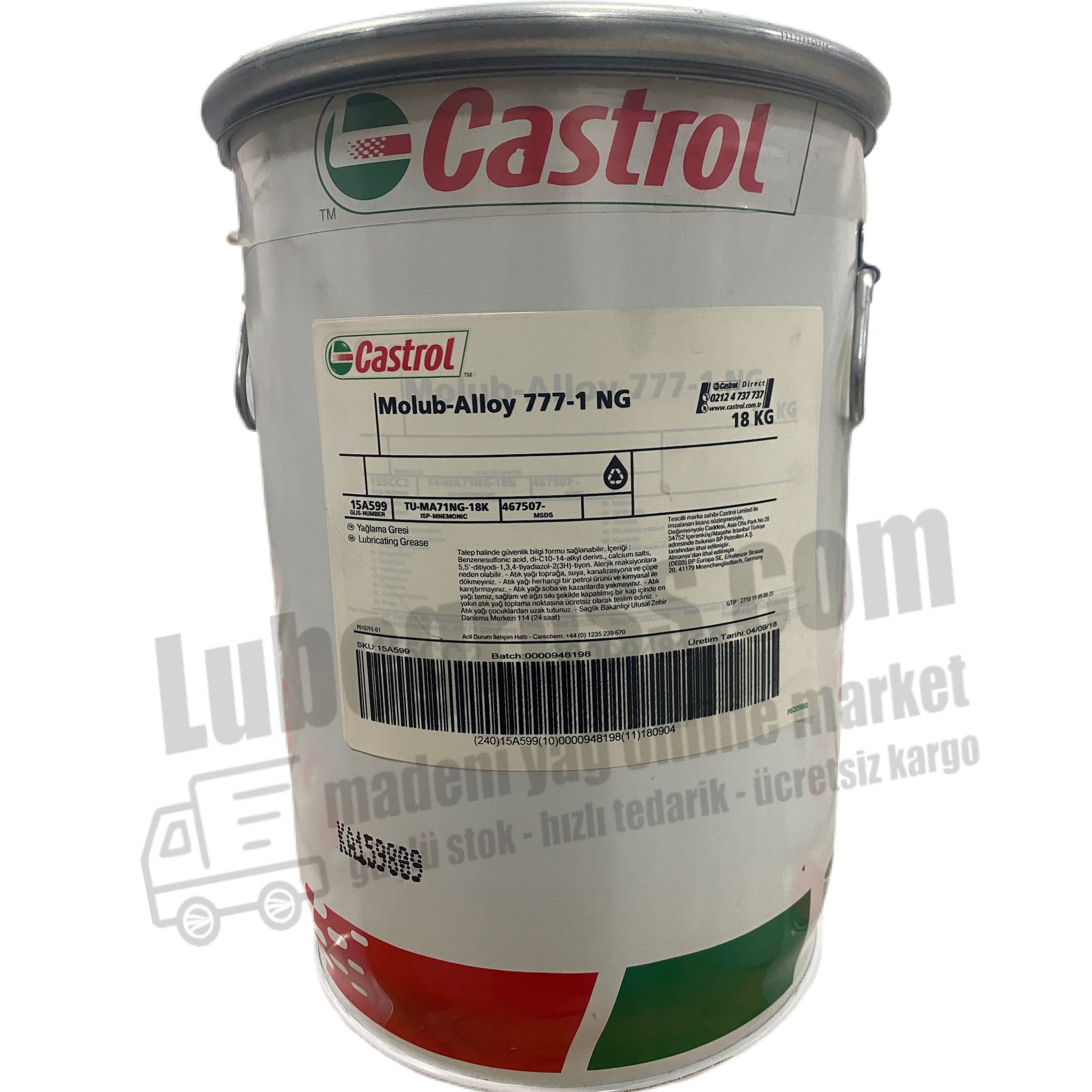 Castrol Molub-Alloy 777-1 NG, 18K TU