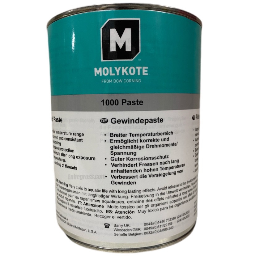 Molykote 1000 Paste Montaj Gres Paste 1000 Derece 1Kg