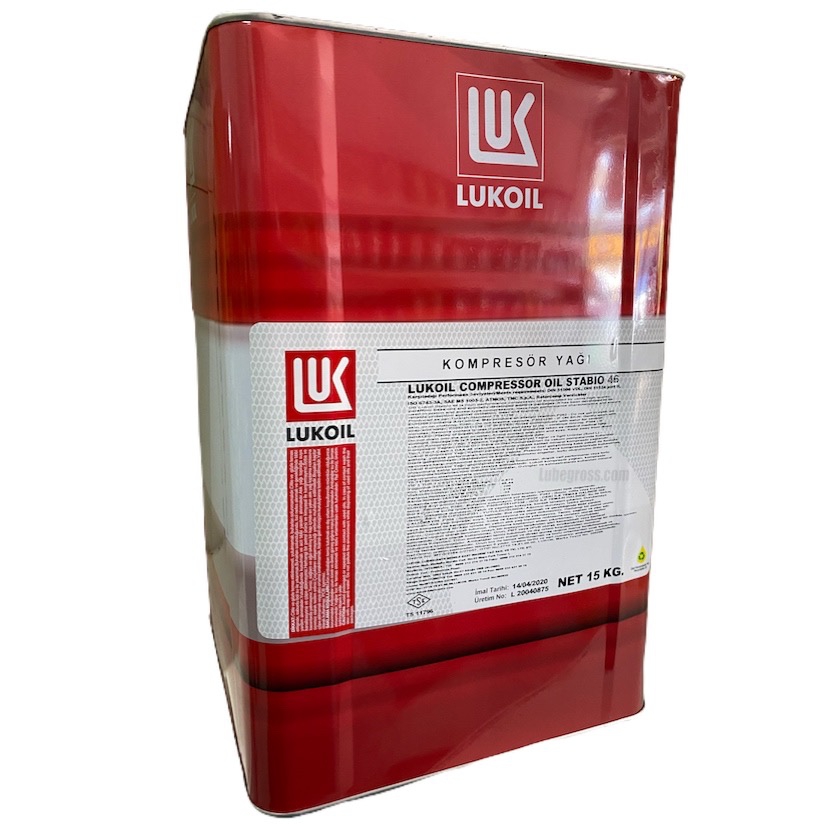 Lukoil Stabio 46 Komprasör Yağı 15 Kg 