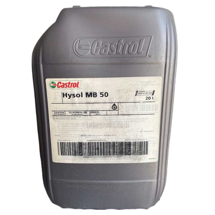 Castrol Hysol MB 50, 20Lt. Bor yağı