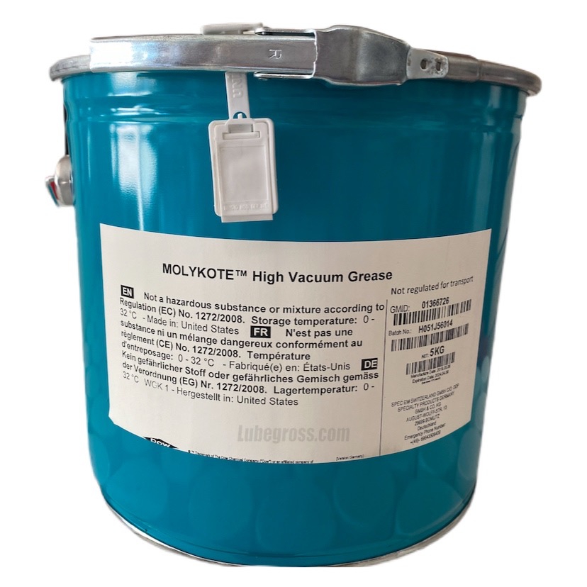 Molykote Dow Corning High Vacuum Grease Silikon Vakum Gres 5Kg Lubegross