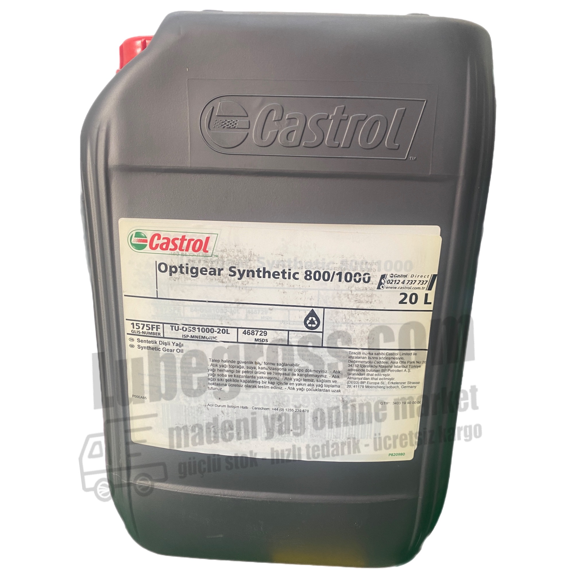 Castrol Optigear Synth 800/1000, 20L TU