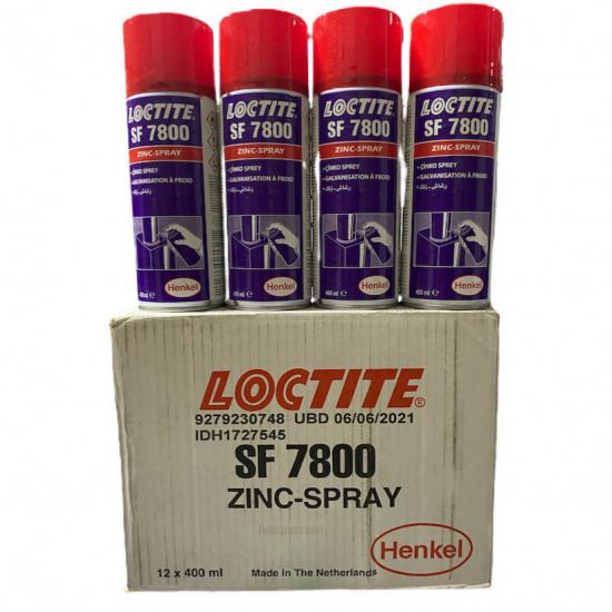 Loctite SF 7800 Çinko Galvaniz Sprey 400 ML x 12 Adet