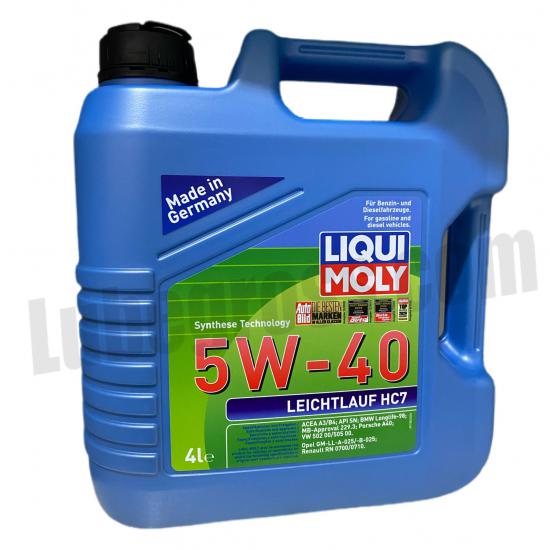 Liqui Moly Leichtlauf HC7 5W40 Motor Yağı 4Lt.