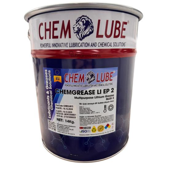 Chemlube Chemgrease Lityum EP 2 Gres - 14Kg.