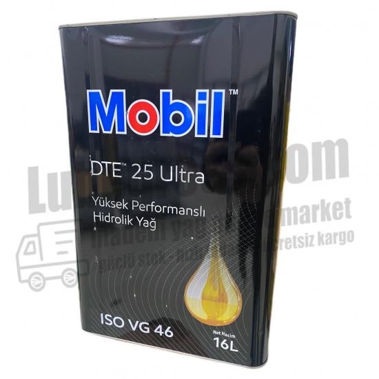 Mobil DTE 25, Hidrolik Yağı, 16Kg