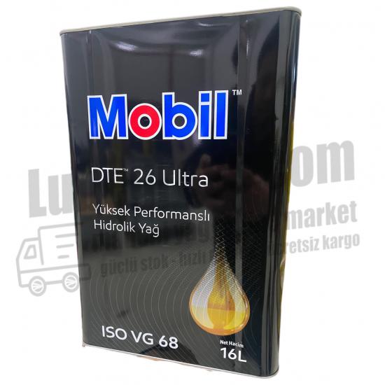 Mobil DTE 26, Hidrolik Yağı, 16Lt.