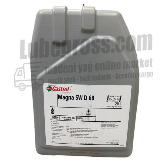 Castrol Magna SW D68 Kızak Yağı, 20Lt