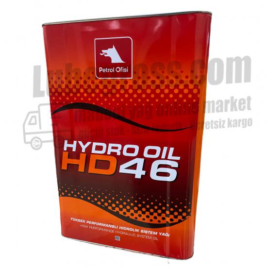Petrol Ofisi Hydoil HD 46, 15Kg Hidrolik Yağı