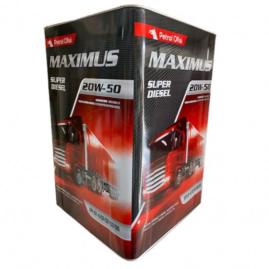 Petrol Ofisi Maximus Dizel Süper 20W50 Motor Yağı 16Kg 