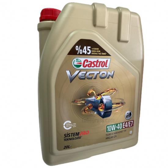 Castrol Vecton 10W40 E4/E7, 20Lt. Motor Yağı