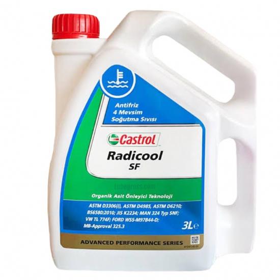 Castrol Radicool SF Kırmızı Antifriz, 3Lt 