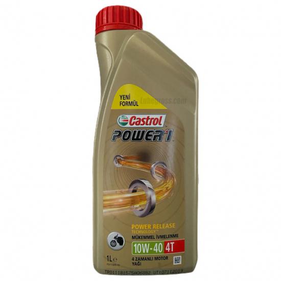 Castrol Power1 4T 10W40 1Lt Motosiklet Yağı 4 Zamanlı