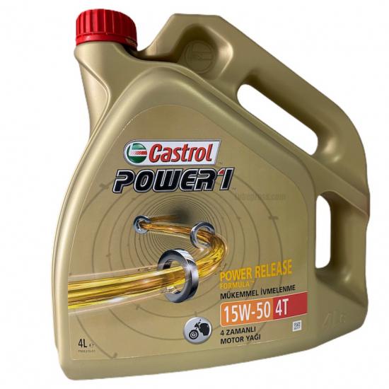 Castrol Power 1 4T 15W50 4 Lt. Motosiklet yağı