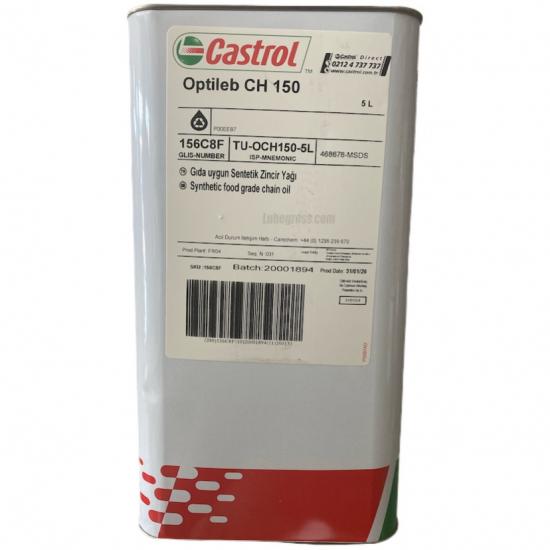 Castrol Optileb CH 150 Gıda Onaylı Zincir Yağı 5Lt