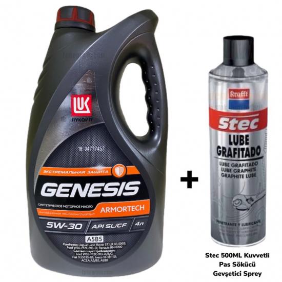 Lukoil Genesis Armortech A5/B5 5W30 4Lt+Pas Sökücü Sprey