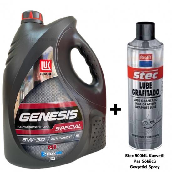 Lukoil Genesis Special C3 5W30 5Lt + Pas Sökücü Sprey