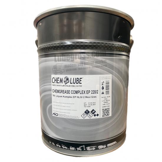 Chemlube Enigmaplex Blue 220-2 Mavi Gres - 15Kg.