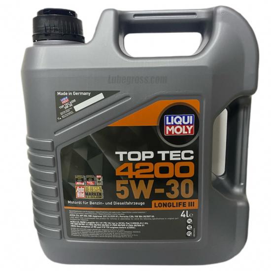 Liqui Moly TopTec 4200 5W30 Long Life 3 4Lt.