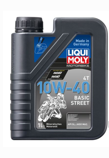 Liqui Moly 10W40 4T Basic Street Motosiklet Motor Yağı 1 Lt.