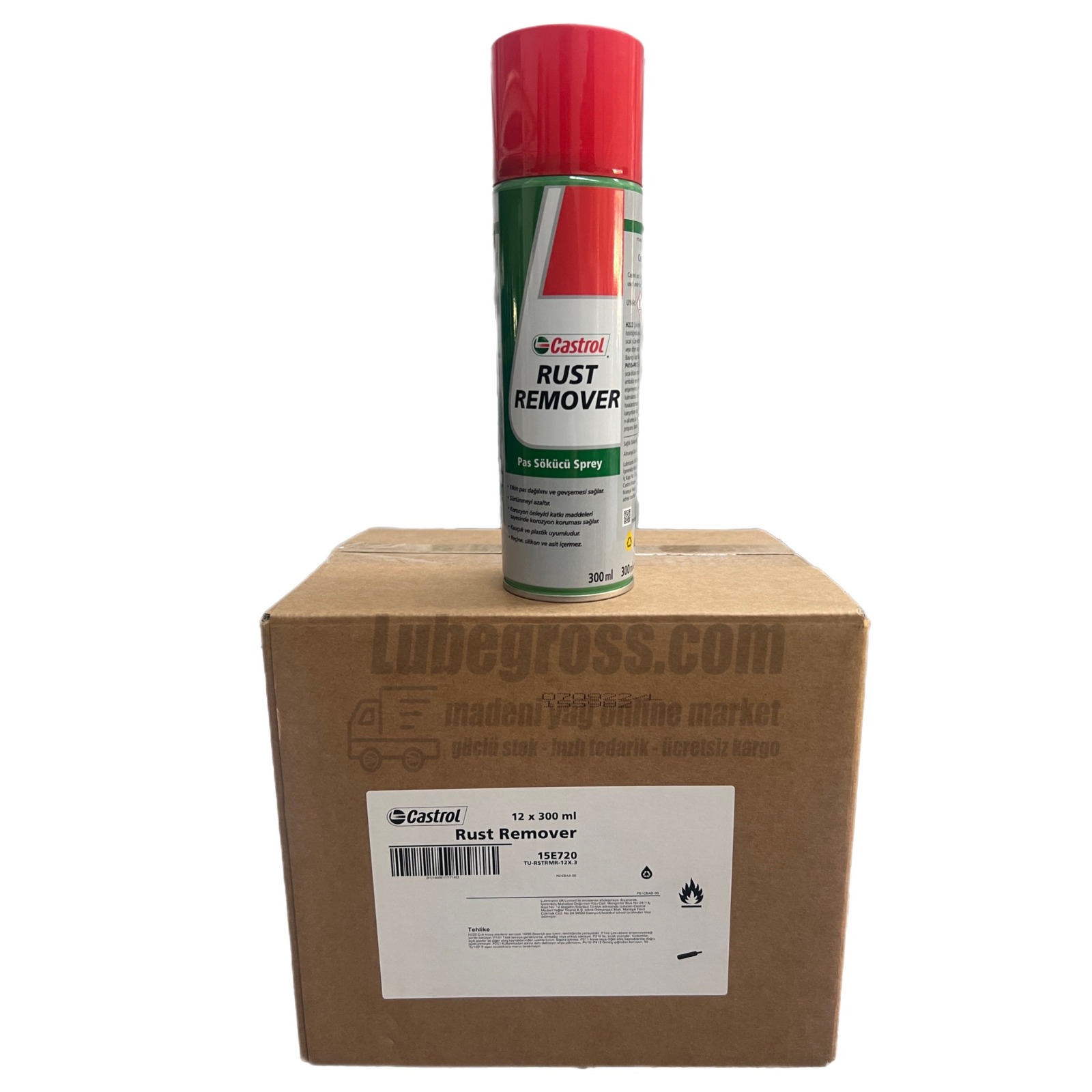 Castrol Rust Remover Spray, 300ML x 12 Ad.