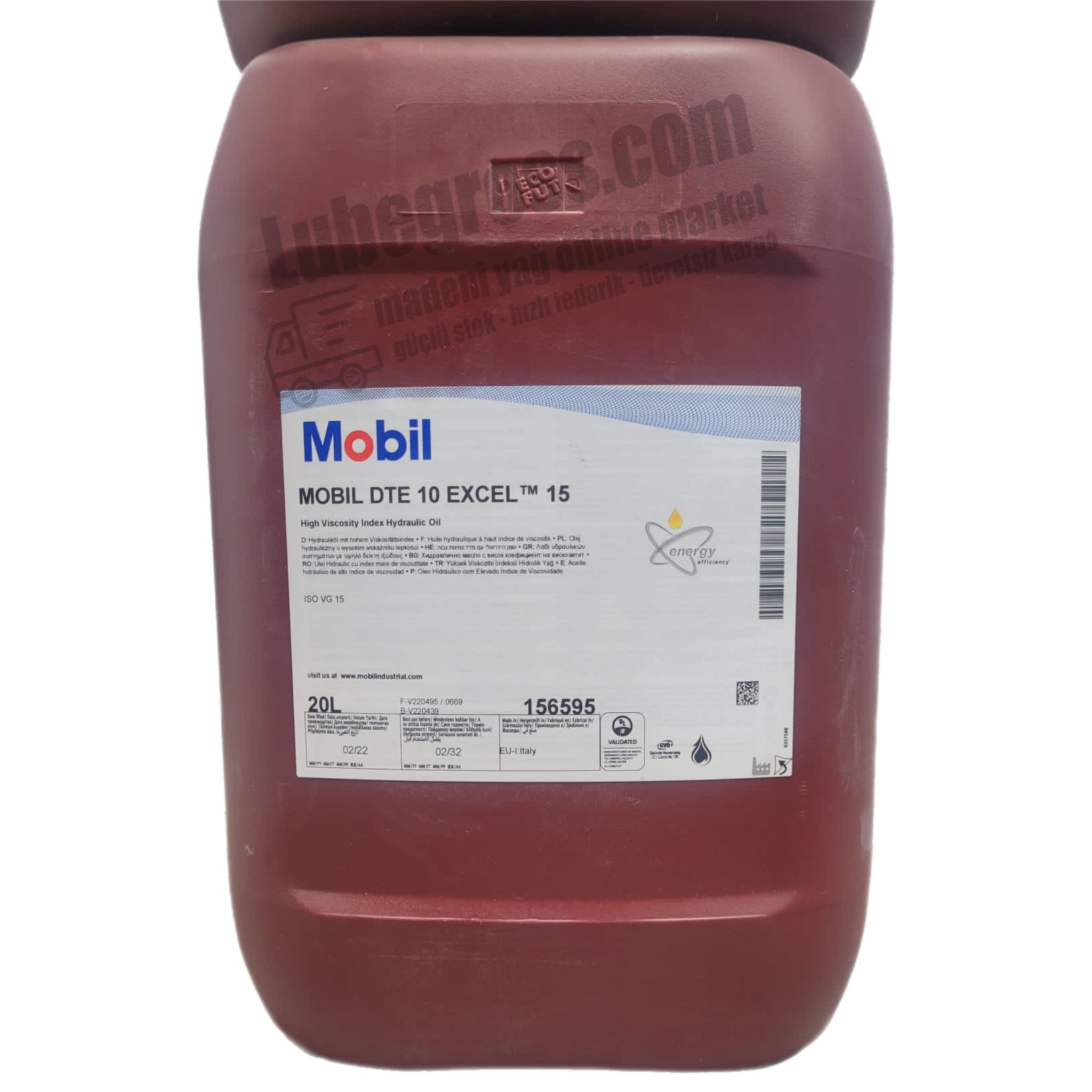 Mobil DTE OIL 10 Excel 15 - 20Lt.