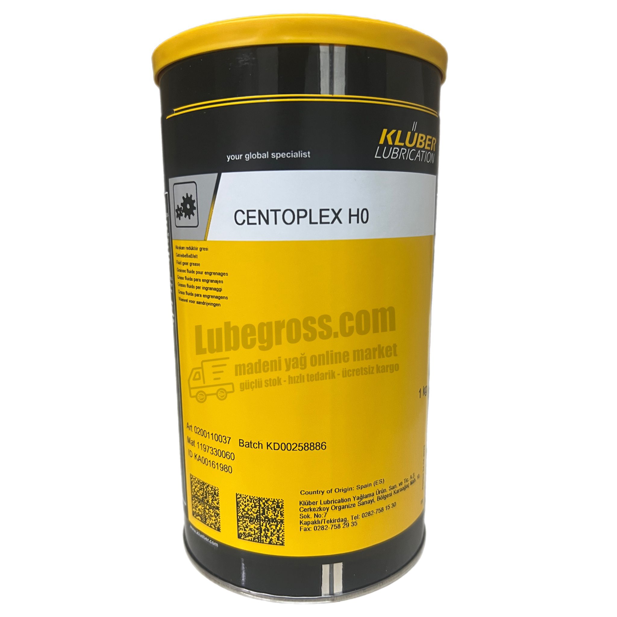 Klüber Centoplex H 0 - 1Kg