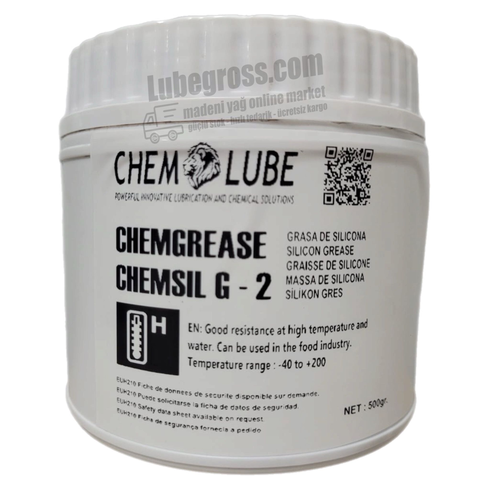 Chemlube Chemsil G2 Silikon Gres 500gr Oring Gresi